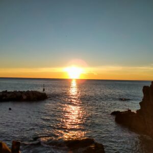 Tramonto sul Mare di Rio Maggiore alle Cinque Terre